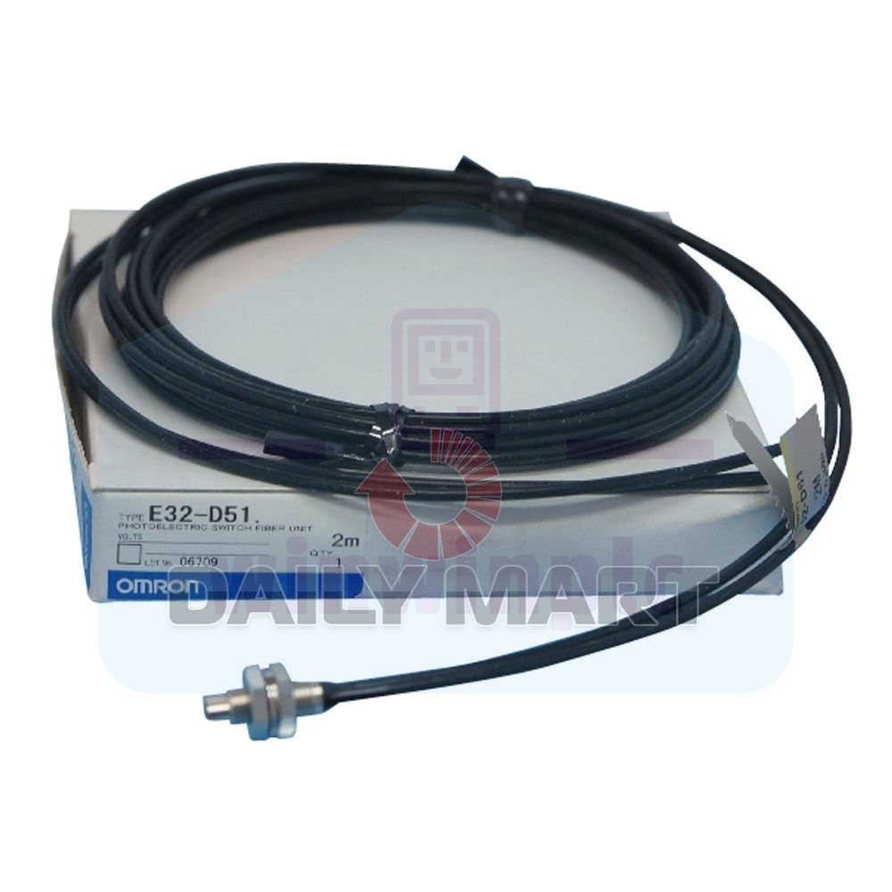 NEW Omron E32-D51 Diffuse-Reflective Heat-Resistant Fiber Unit Sensor