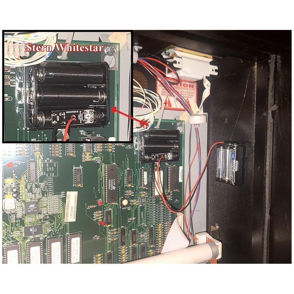 Pinball Universal Remote Battery Holder