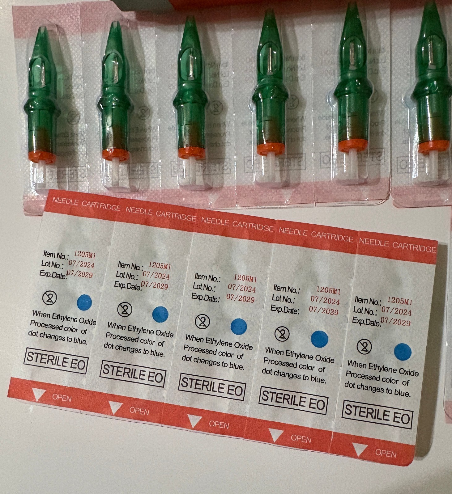 SV.DO Tattoo Shading/Filling Disposable Needles Size M1 0.35MM 1205M1 20 Pieces