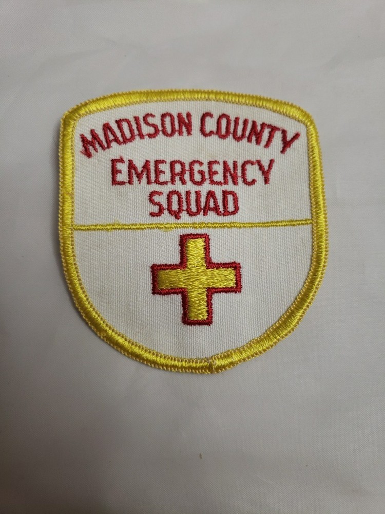 MADISON COUNTY EMERGENCY SQUAD PATCH 3" x 3.25"
