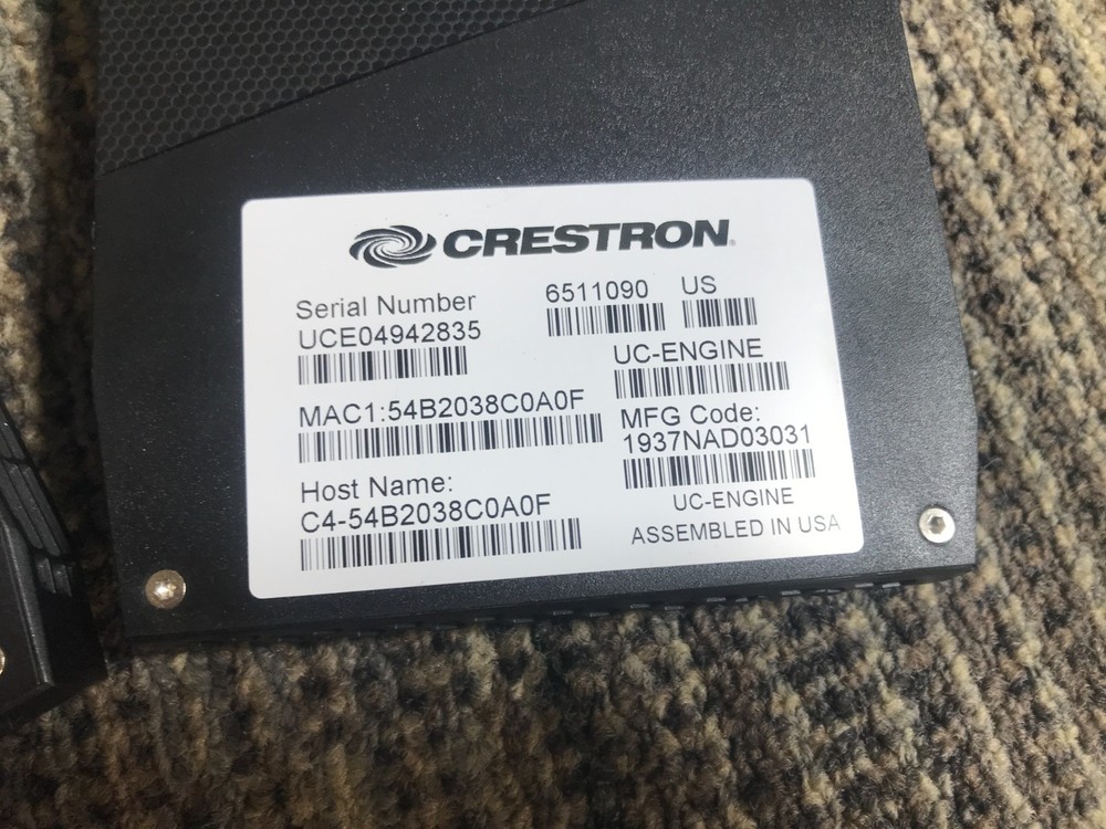 (LOT OF 2) Crestron UC-Engine 6511090