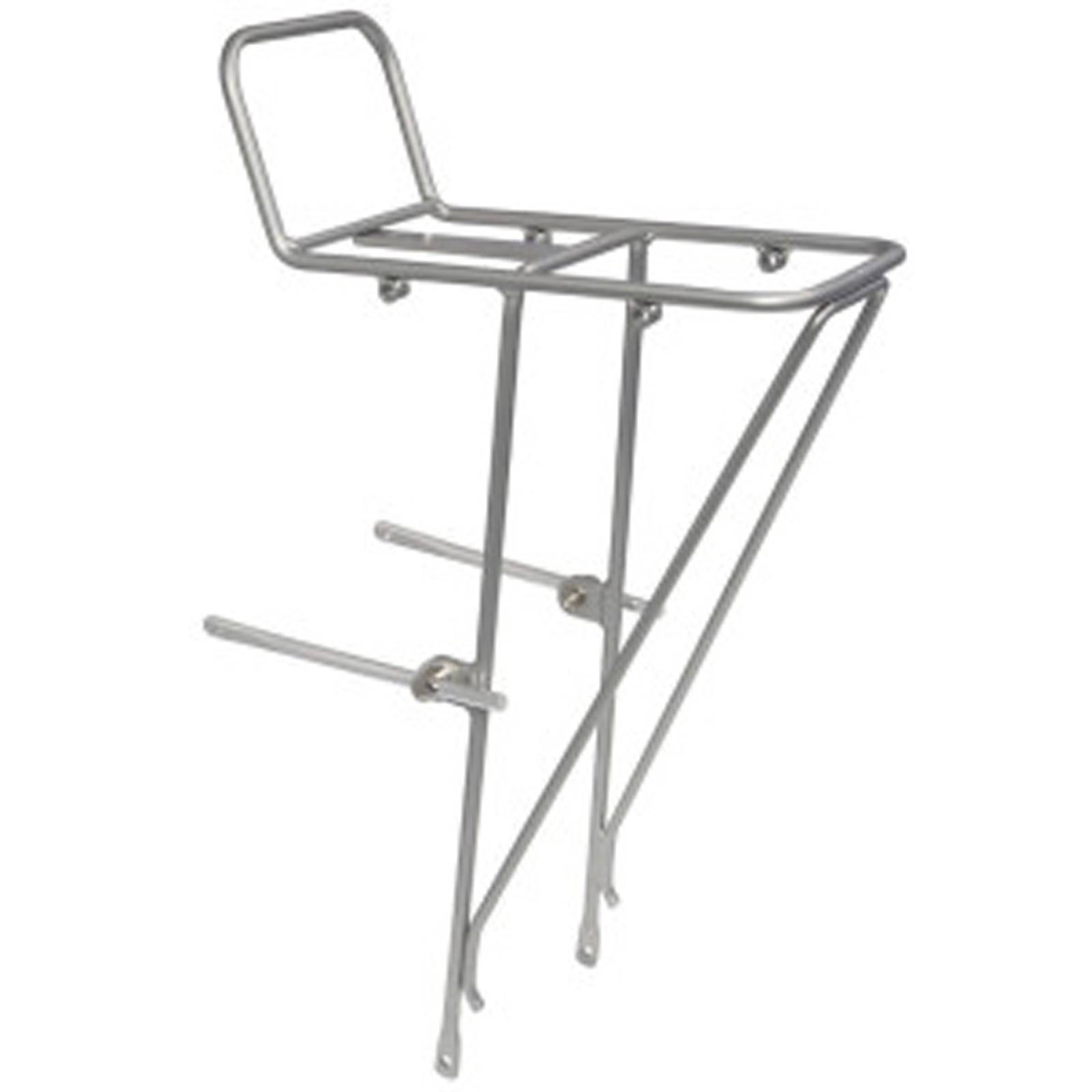Soma Lucas 3 Mini Front Rack - Lightweight Silver Alloy, Mountable Support