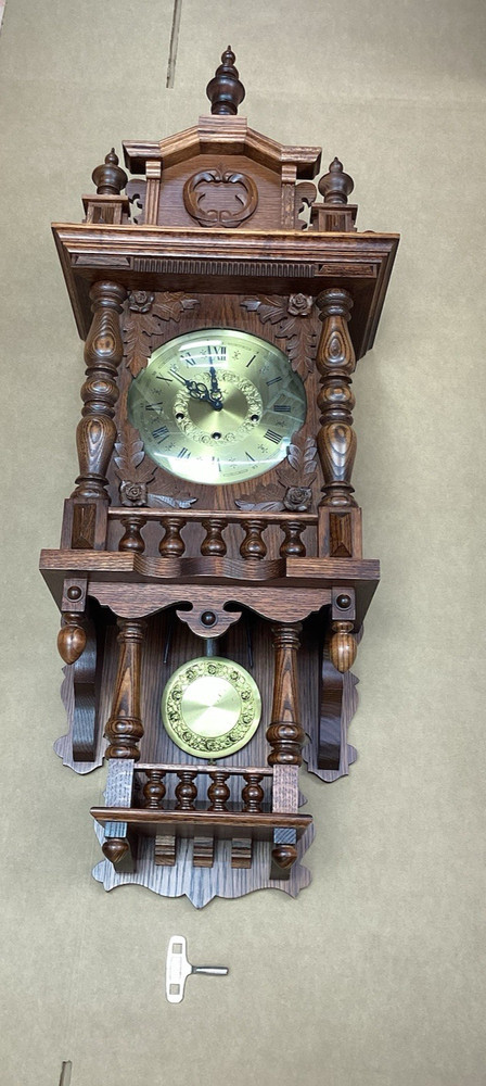 Fauch vintage German triple chime clock