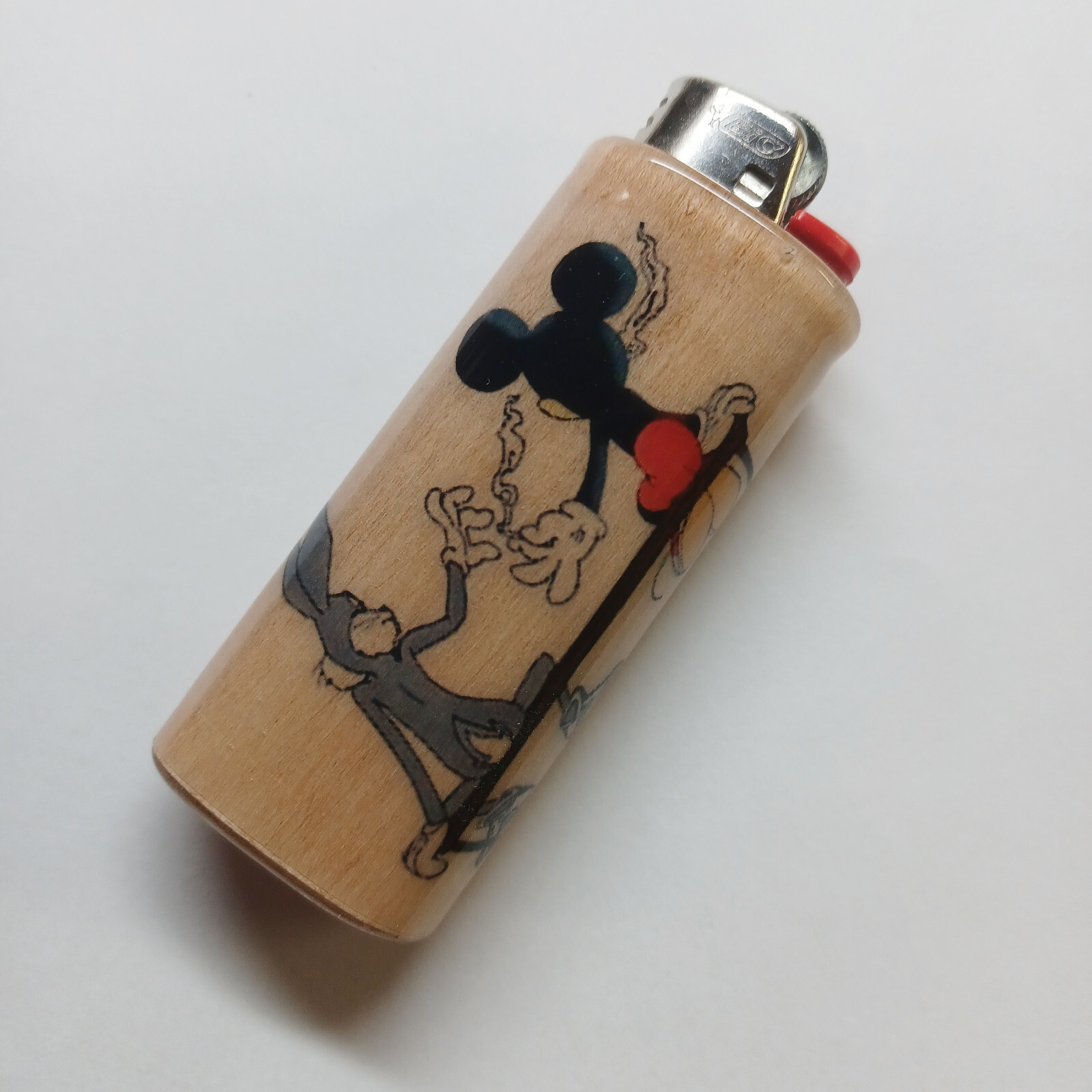 Bugs Mickey Smoking Best Buds Lighter Case Holder Sleeve Cover Fits Bic Lighters