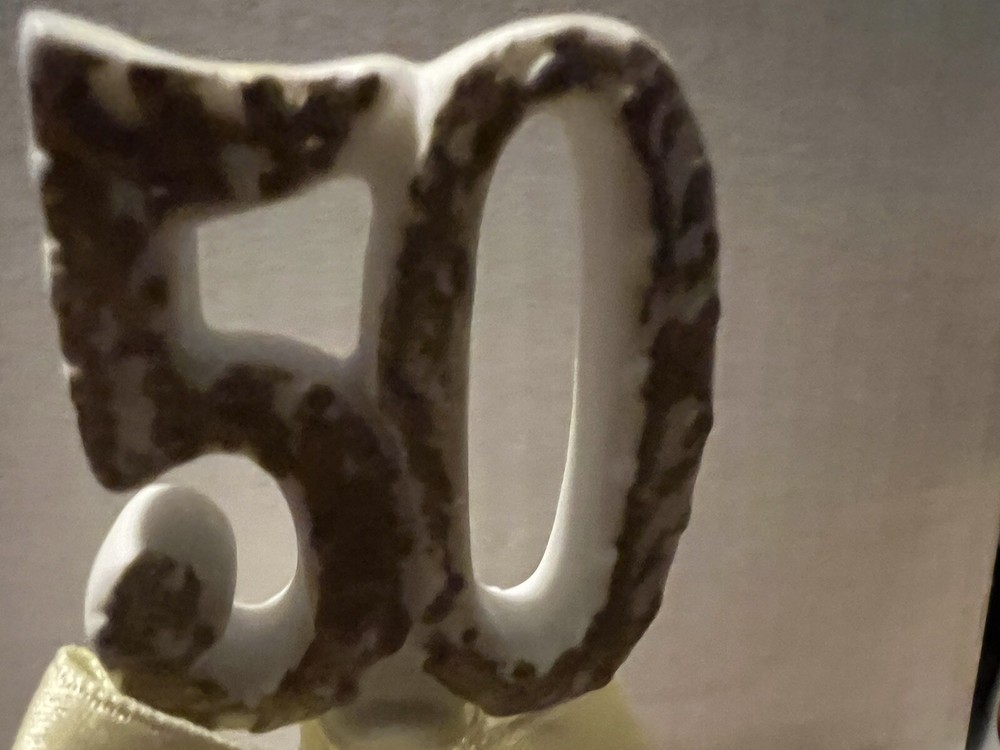 1983 Enesco 50th Anniversary Commemorative Bell