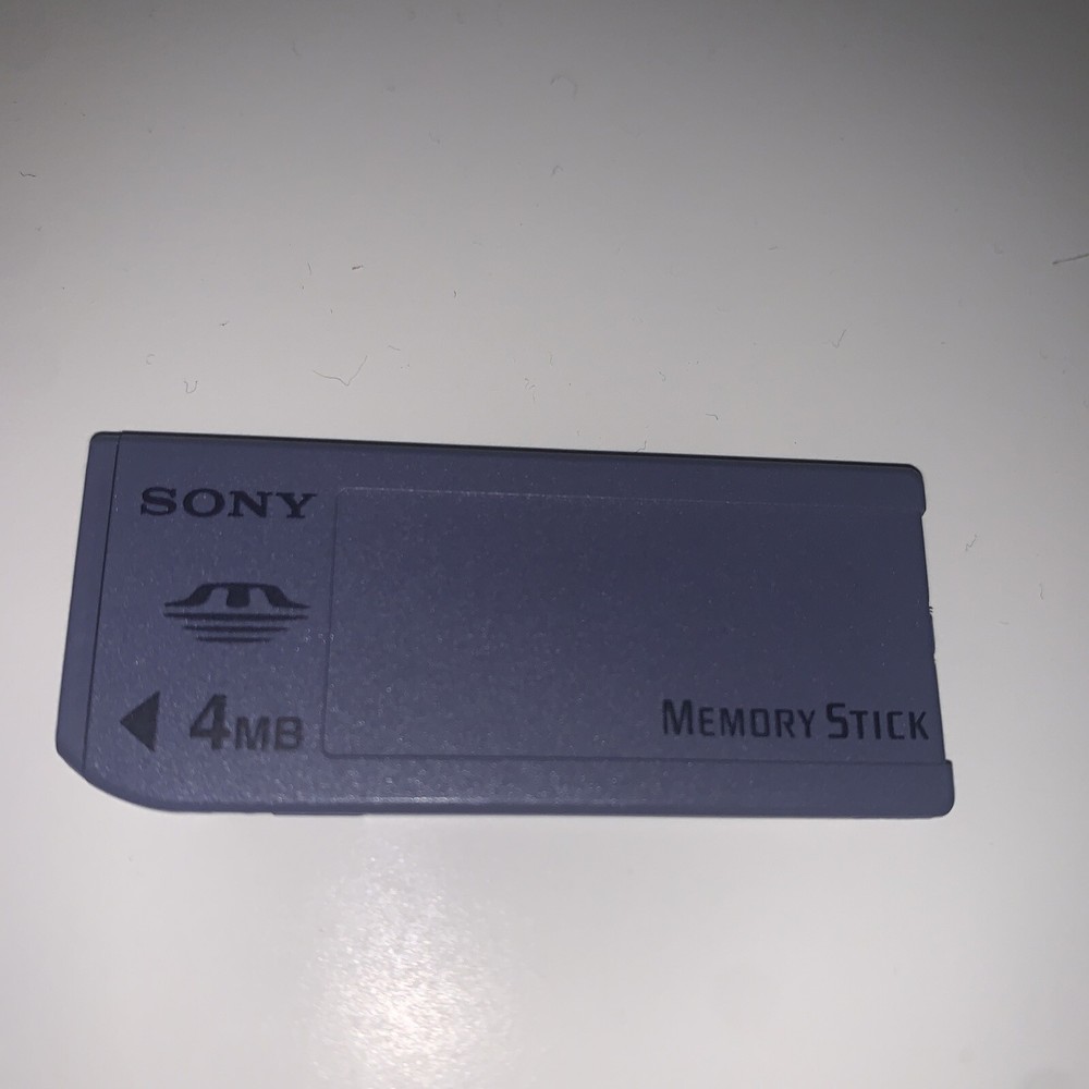 Genuine Sony Memory Stick 4MB MEGABYTE MSA-4A Camera Memory Card