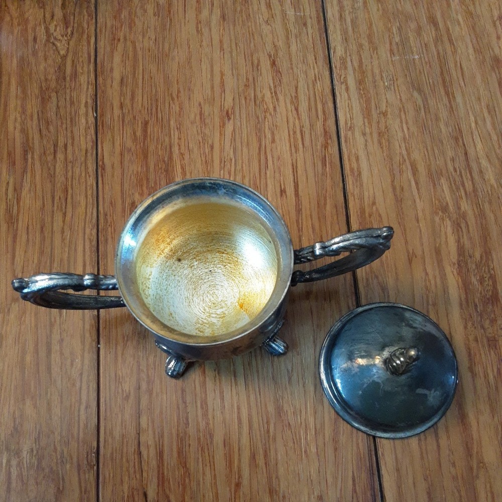 Silver Plated 4 PC. Miniature Tea/Coffee Set, original box