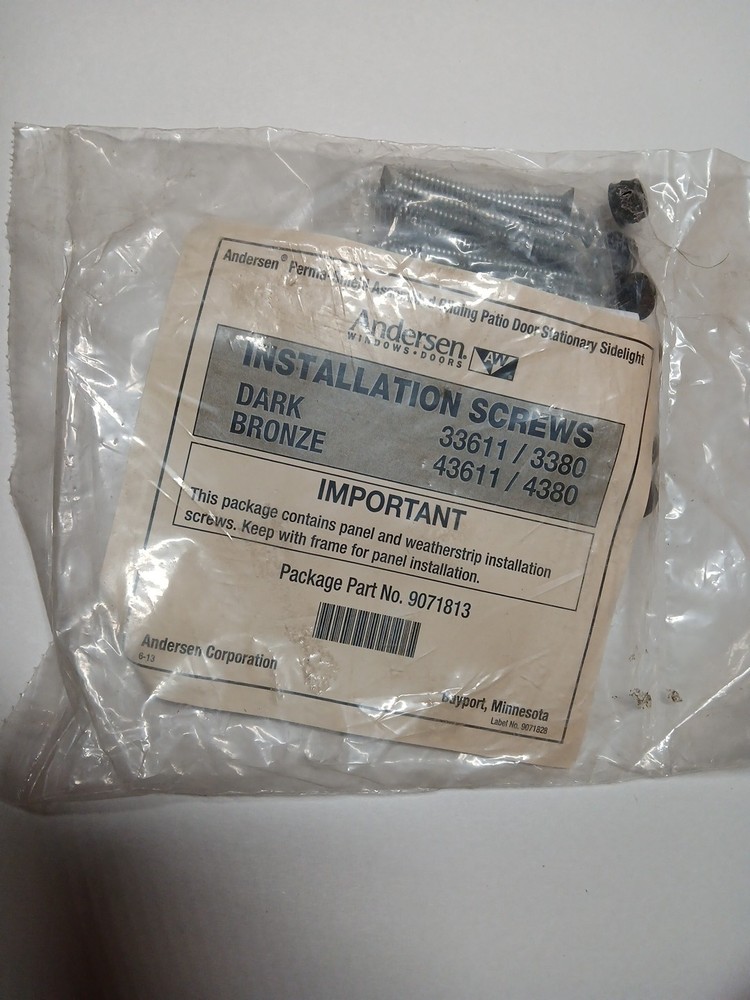 Anderson Window Patio Door Hardware Pack