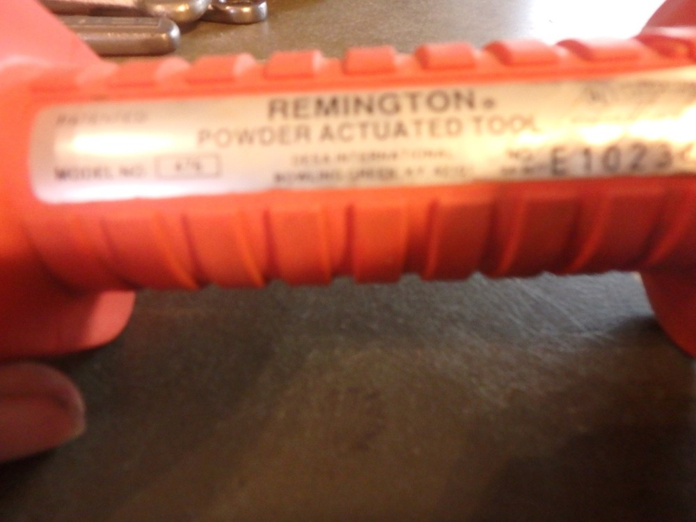 4x- REMINGTON Powder actuated tool model 476