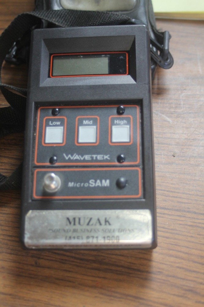 Wavetek Microsam Catv Signal Level Meter W/case