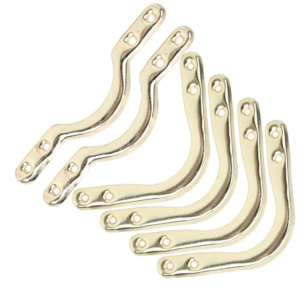 6Pcs Billiards Corner 4in Pool Table Pocket Brackets Set Accessories For MU