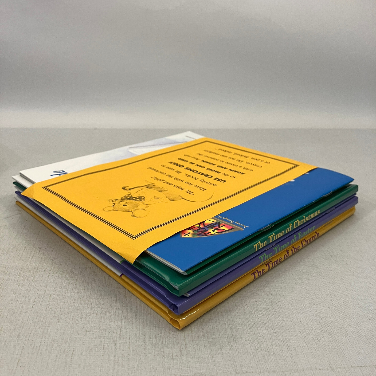 Mouse Prints Journey Through the Church Year 2 Sets Lot In Carrying Bags