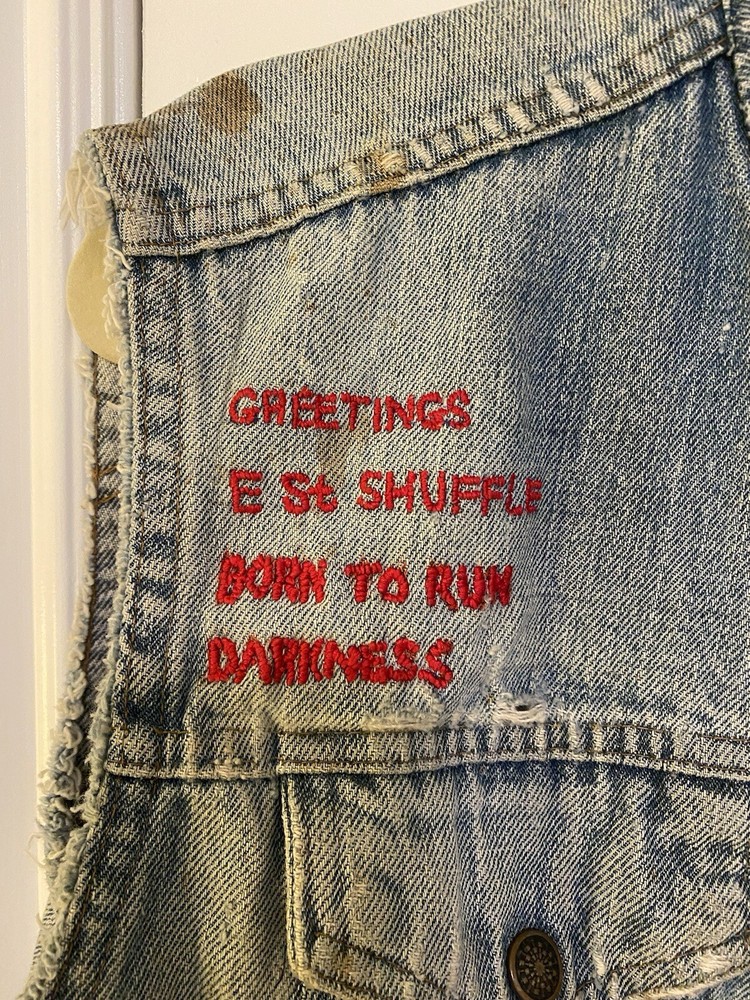 Springsteen Denim Vest With Buttons