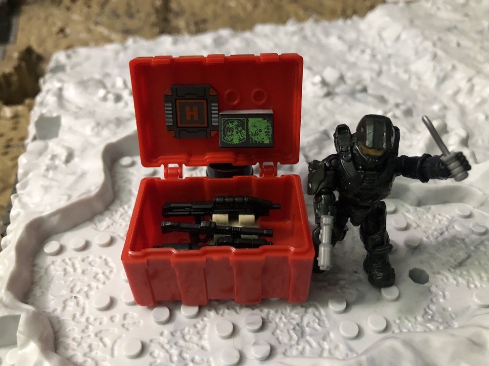 Halo COD Mega Bloks Construx & Other Block Compat 3 X Lg Utility Case First Aid