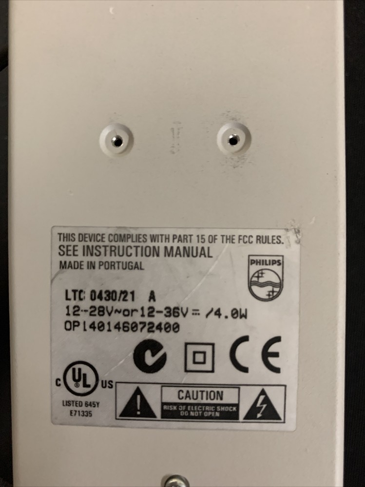 PHILIPS LTC 0430/21 A DIGITAL COLOR CAMERA