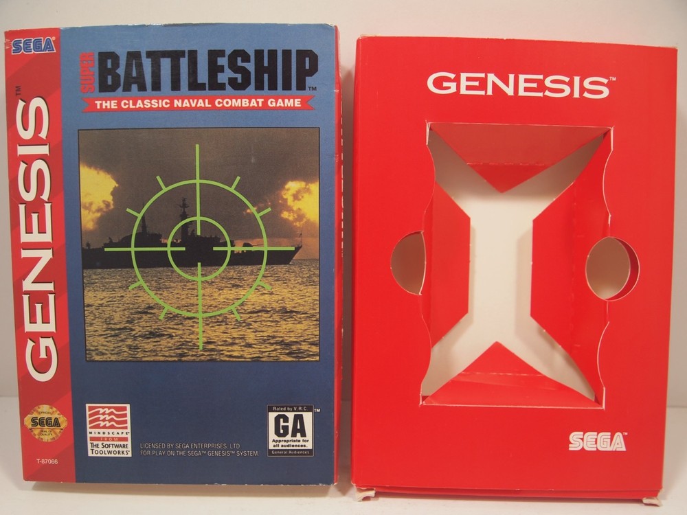 Super Battleship Case (SEGA Genesis) Authentic BOX ONLY