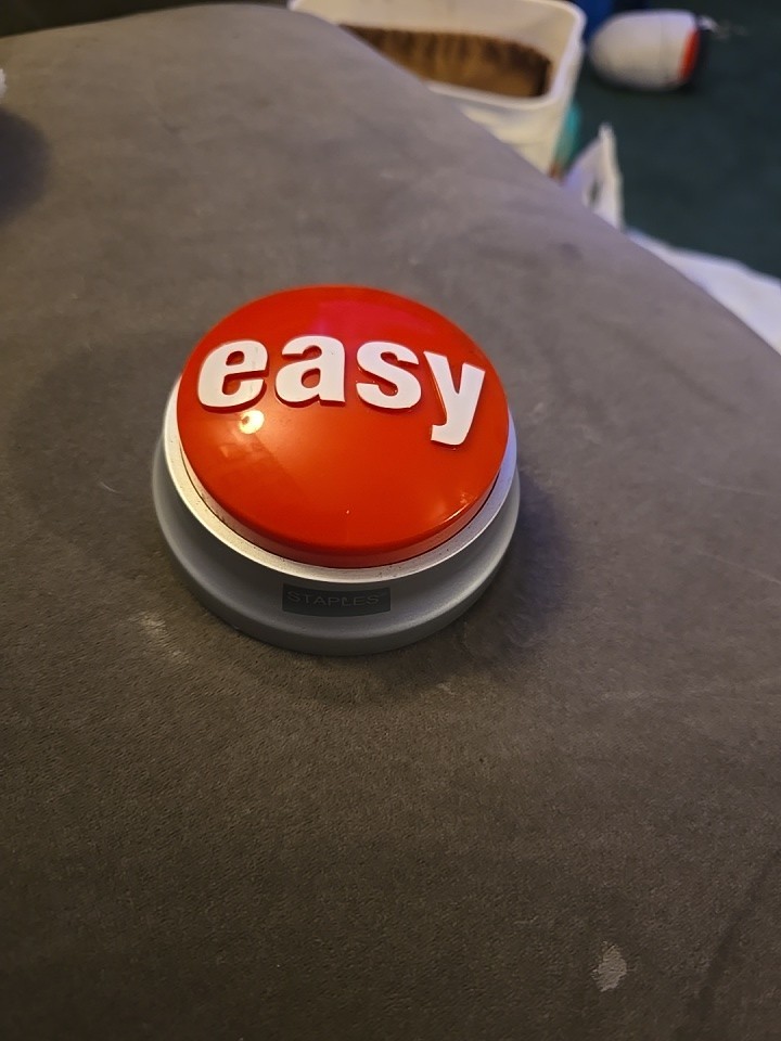 Staples “That was Easy” Red Button, tested & Works