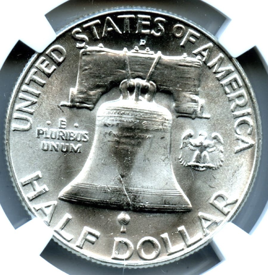 1962-D Franklin Half Dollar, NGC MS 66