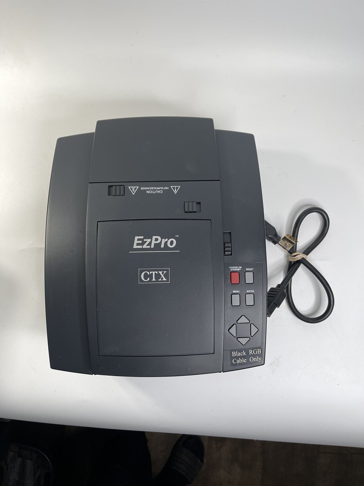 CTX EzPro 550 LCD Projector. Untested Powers On