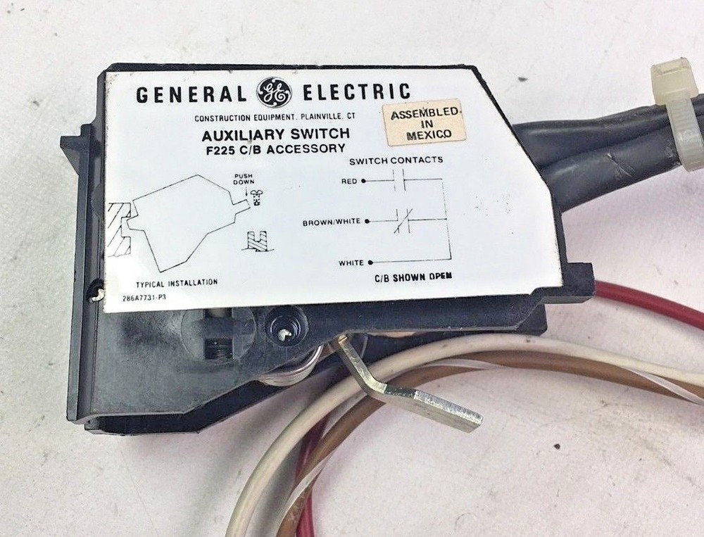 GE TFKASA2AB2 Auxiliary Switch