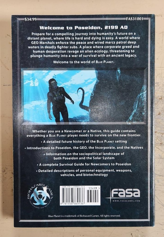 Blue Planet: Revised Edition Roleplaying Game: Player's Guide