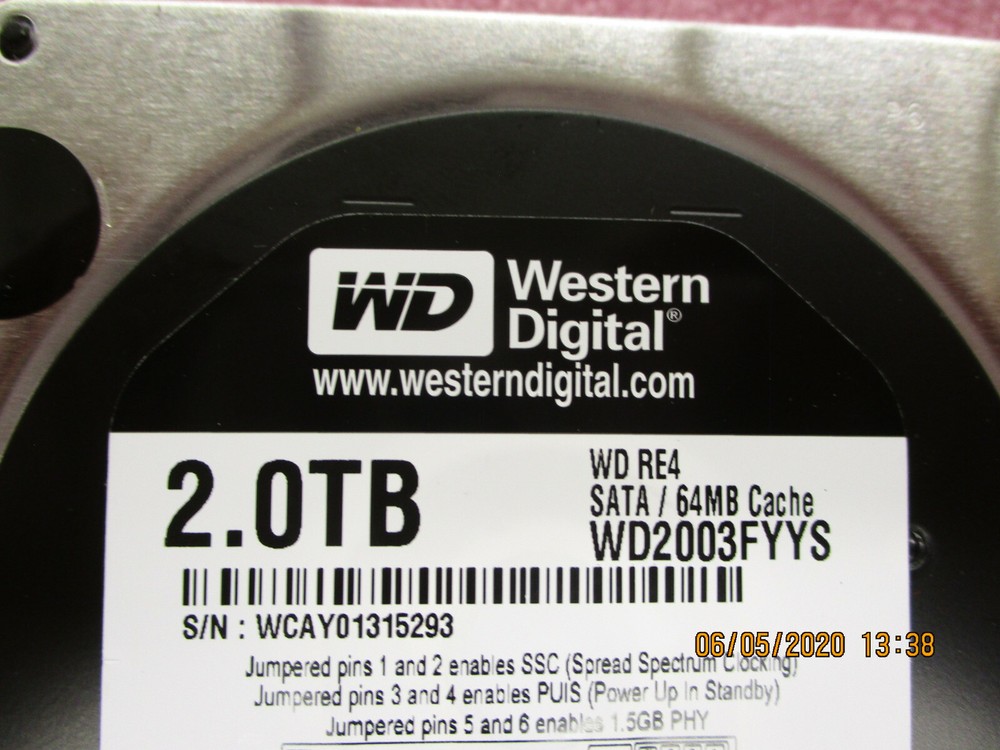 Clean Pulls - Western Digital - WD2003FYYS - 2.0TB