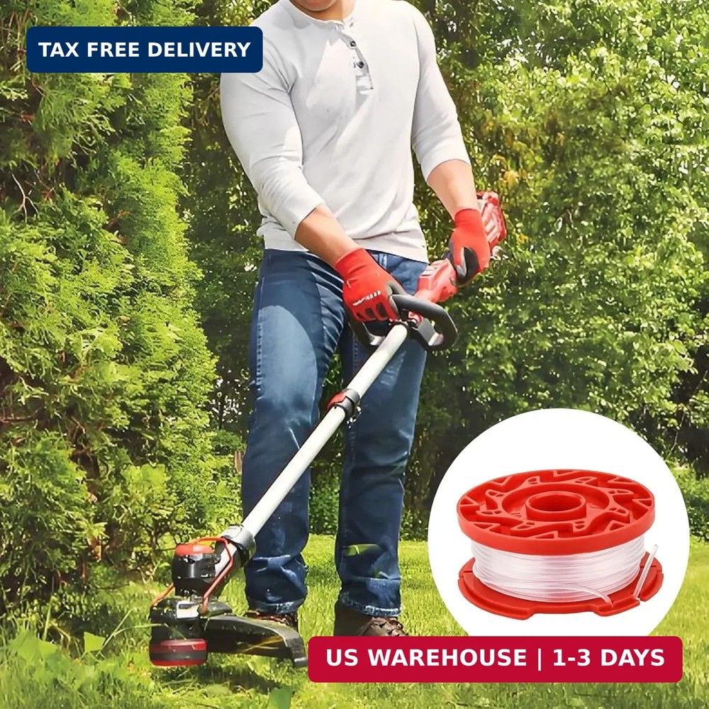 4-Pack CMCST900 Spools & Cap for Craftsman Weed Wacker 0.065"