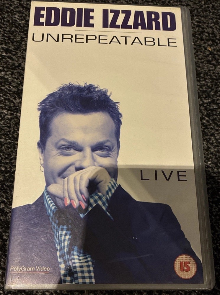 Eddie Izzard Unrepeatable VHS