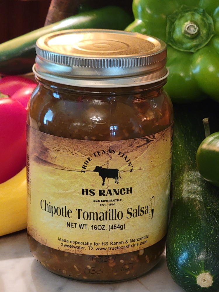HS RANCH Chipotle Tomatillo Salsa (2) 16oz Jars