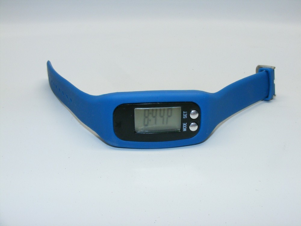 Crane Pedometer Blue Adjustable Band Used Replacement