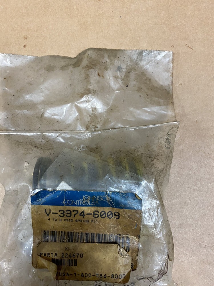 Johnson Controls V-3974-6008 Spring Kit New