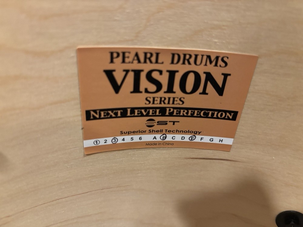 Pearl VISION BIRCH Rack Tom Drum 9x12