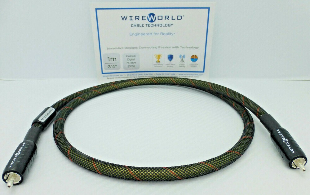 WireWorld Gold Starlight 7 Digital Coaxial cable 1 meter