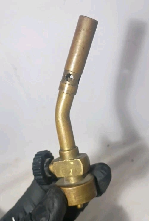 Versatile Vintage All Brass Propane Torch Head Flame Control for Precision