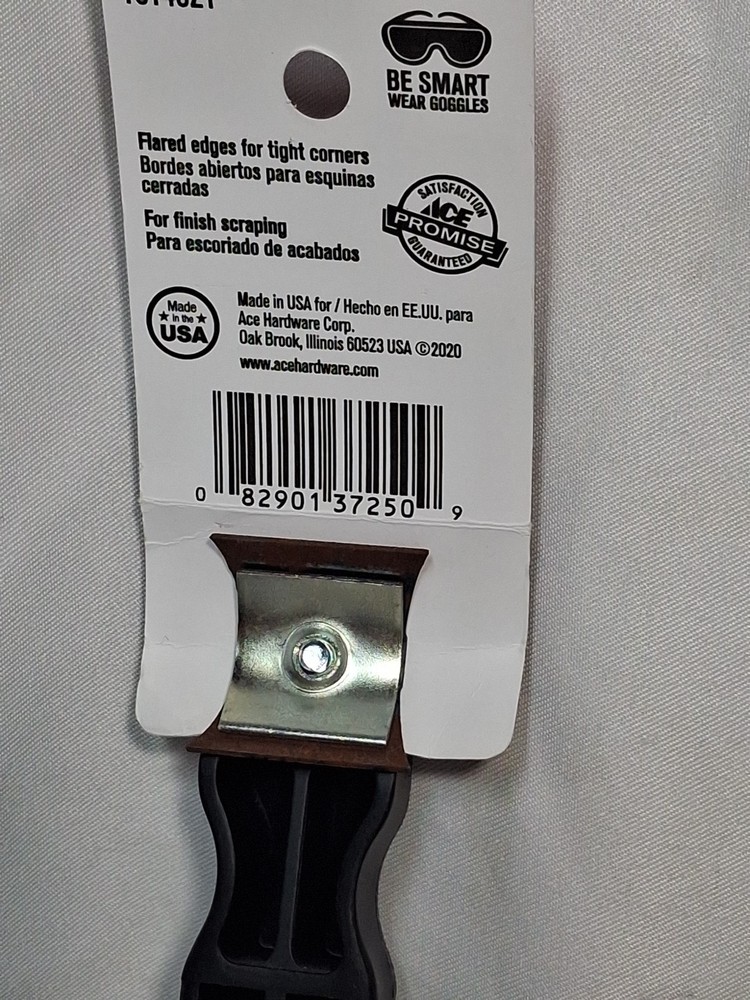 Ace Hardware - 1" Single Edge Paint Scraper, Flared Edge for Tight Corners,