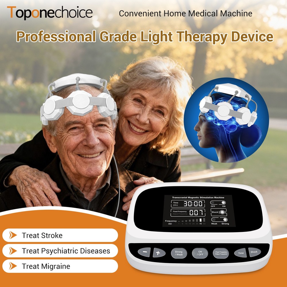 TMS Therapy Machine Brain Wave Stimulation for Elderly Sleep Aid