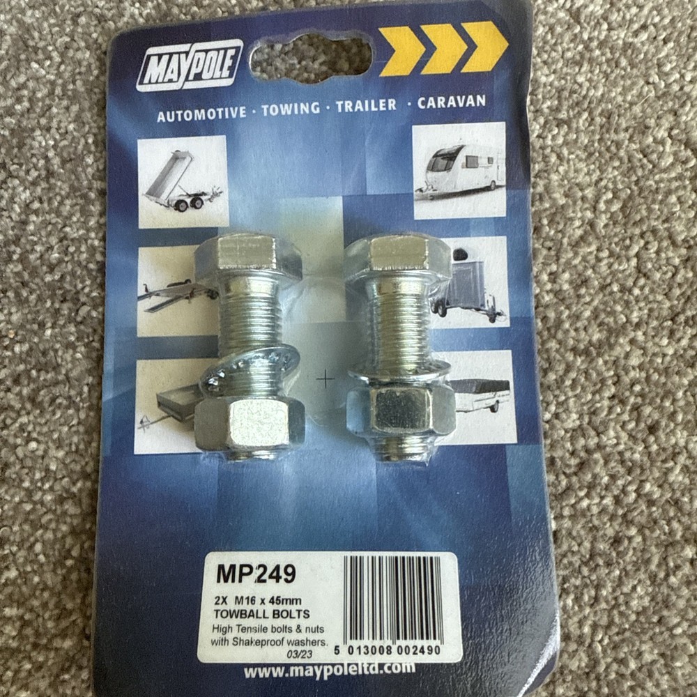 MAYPOLE Nuts & Bolts - M16 - 45mm - 249
