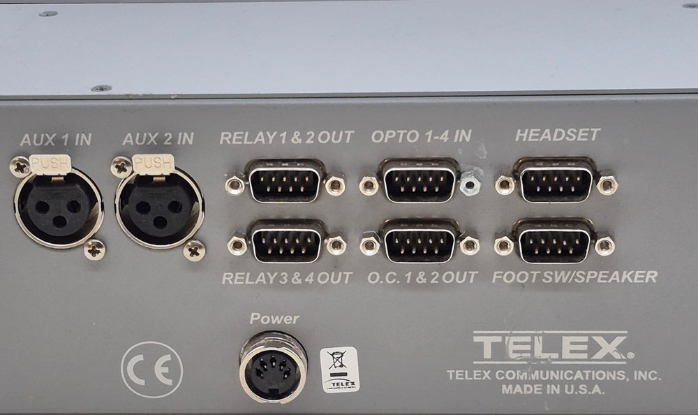 RTS KP-32 Telex 32-Key Intercom Panel Missing Button - As Is For Parts Only