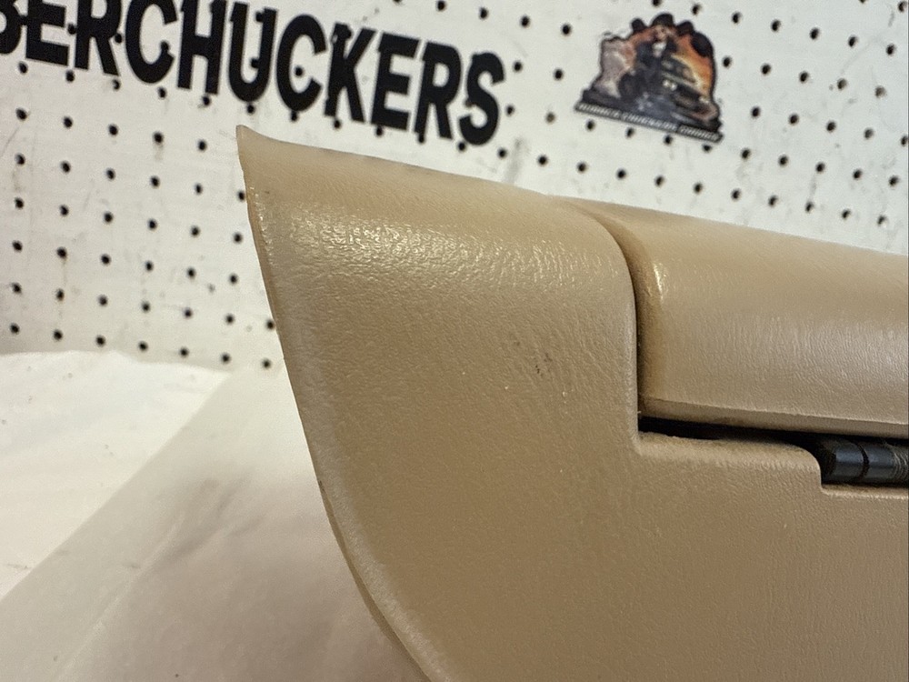 1999 Mazda Miata Center Console Front Armrest Compartment Tan OEM