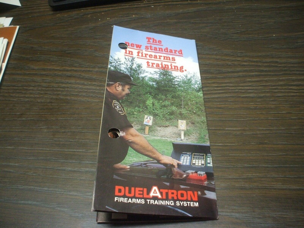 1981 DUELATRON FIREARMS TRAINING STSTEM Brochure - Police