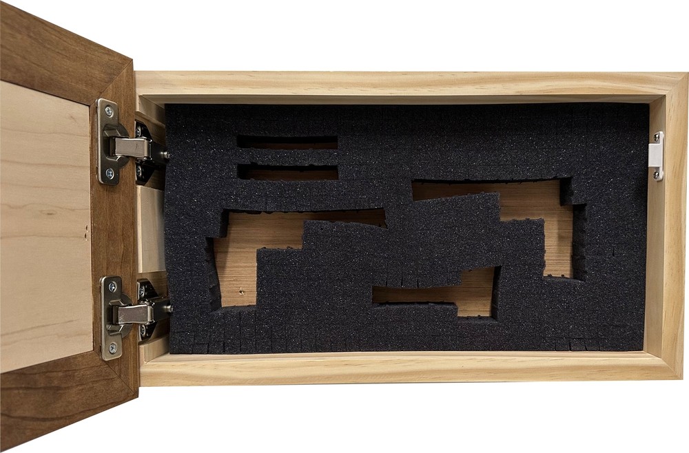 Bellewood Designs Hidden Gun Storage, Concealed Storage, Customizable Concealed