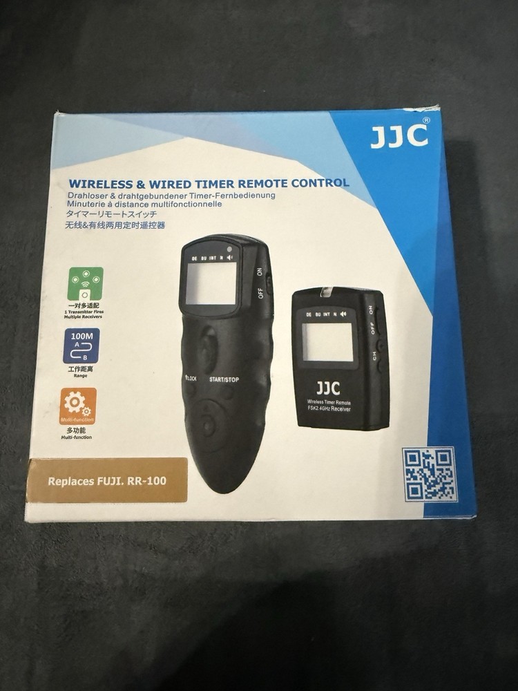 JJC WT-868 100m Wireless LCD Intervalometer Timer Remote   For Sony