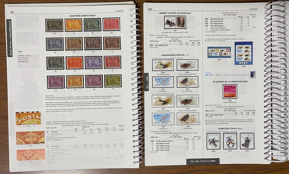 2025/2026 Canada Unitrade Specialized Canadian Postage Stamp Catalogue 2 Volumes