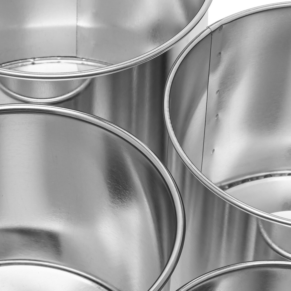 Set Of 5 Pans For Baking Easter Bread (Paska) With Removable Bottom