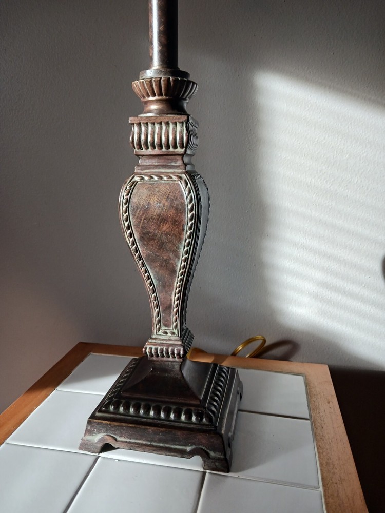 Vintage Berman Footed Table Lamp. 20" height.