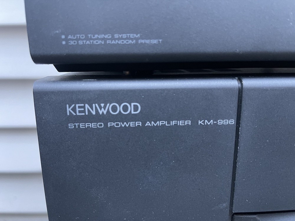 kenwood stereo amplifier,Surround processor,Compact disc and Cassette deck