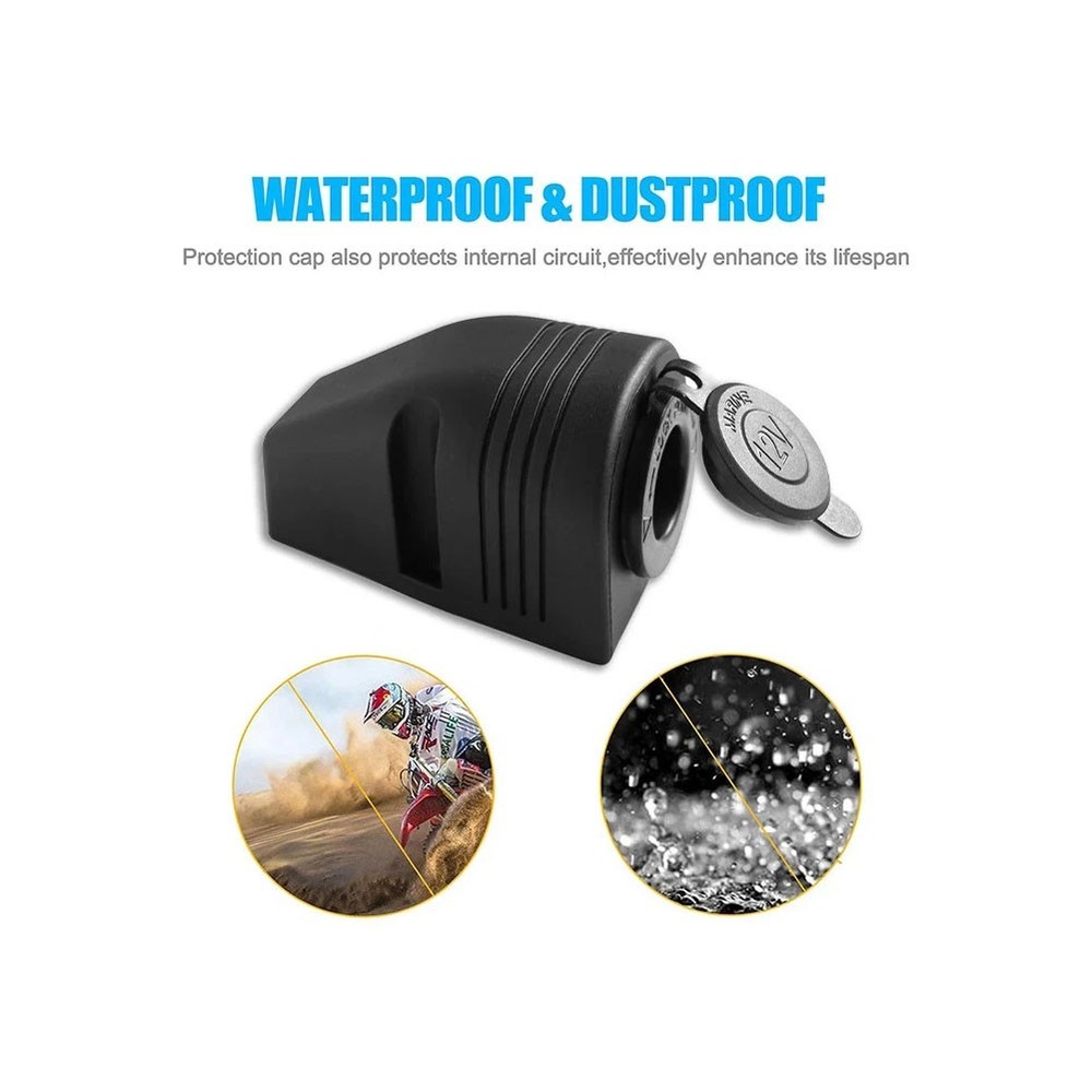 Car Boat Cigar Lighter Socket Surface Power Plug Outlet Mount Base Accessories