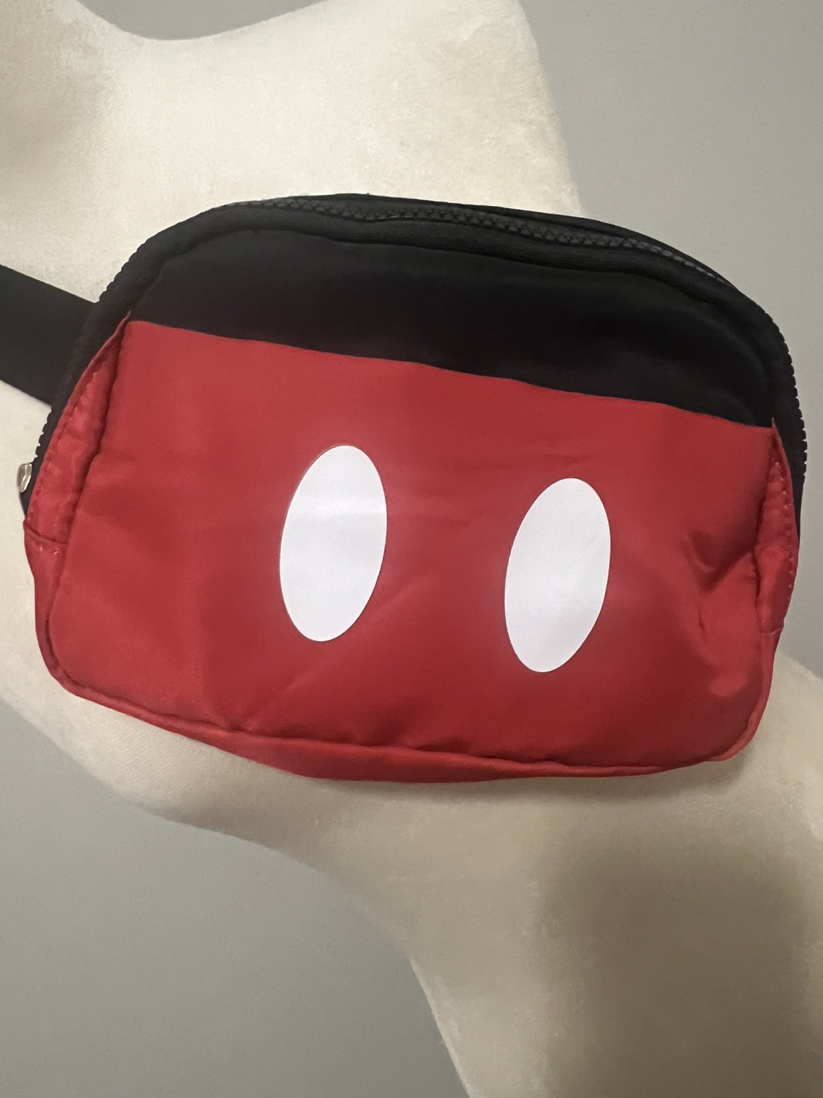 NEW! Disney Mickey Mouse Fanny Pack Purse Sling Park Bag Travel NWOT