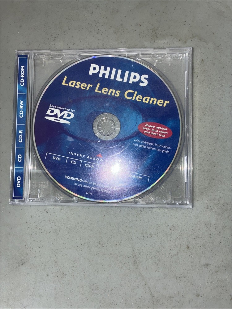 Philips Laser Lens Cleaner For DVD