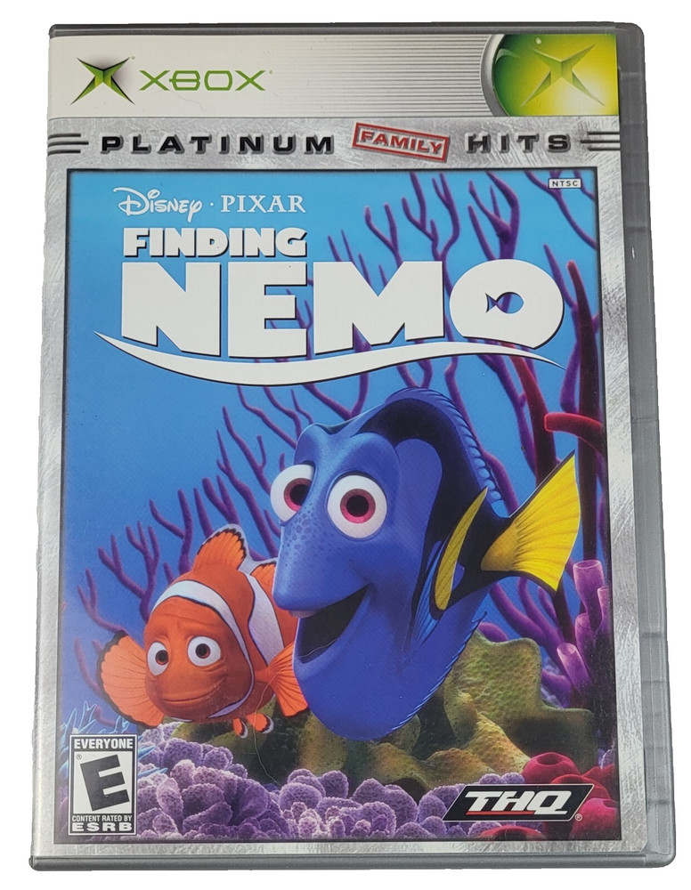 Finding Nemo (Microsoft Xbox, 2003) Case and Manual Only *NO GAME*